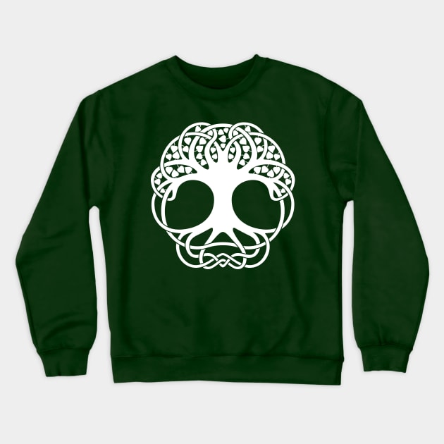 Celtic Tree Crewneck Sweatshirt by tuditees